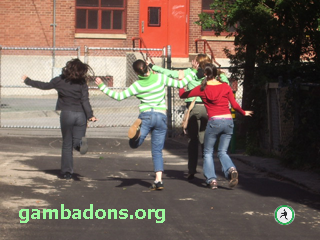 Gambade � l'�cole