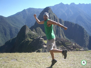 Olivier le fou � Machu Picchu!
